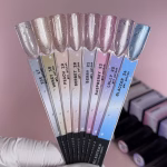 BIBLIOTEKA Cat Eye Gel Polish Set DROPS № 17-24 - Image 2