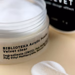 Акрилна Пудра BIBILIOTEKA Acrylic Powder Velvet Clear (Фина) - Image 2